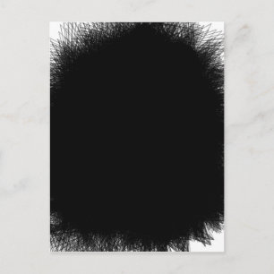 Carte Postale noir fumant