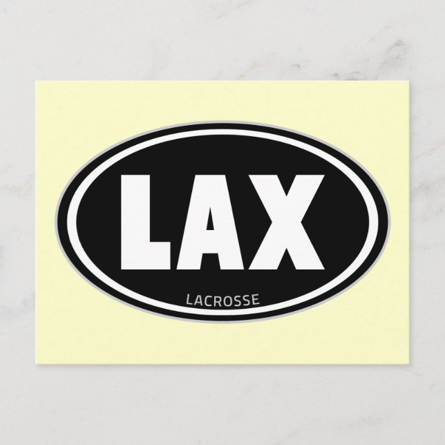 Carte Postale Noir ovale (Devant)