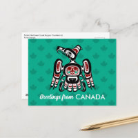 Noir rouge autochtone Kaigani Thunderbird