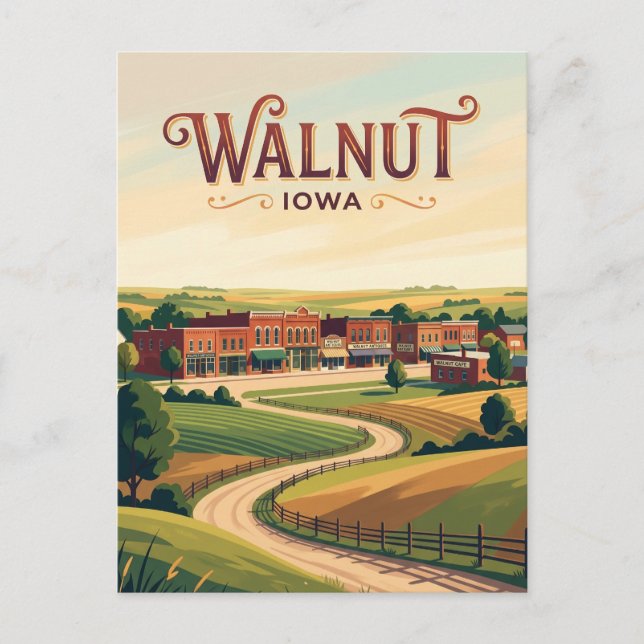Carte Postale Noix USA (Devant)