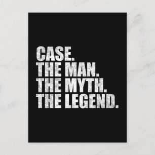 Carte Postale Nom de cas, Cas L'Homme Le Mythe La Légende