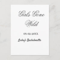 Nom de la fête de Bachelorette Girls Gone wild dat