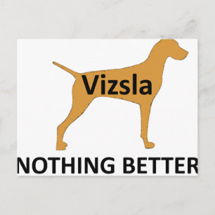 Carte Postale nom de Vizsla silo couleur rien de mieux