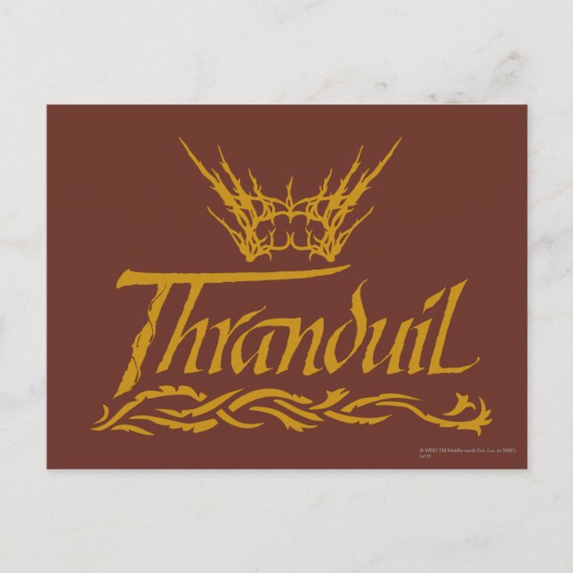 Carte Postale Nom du thranduil (Devant)