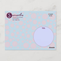 Nom Initial Bleu Violet Points Mois Cercles
