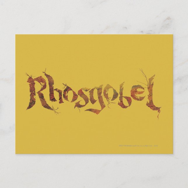 Carte Postale Nom Rhosgobel (Devant)