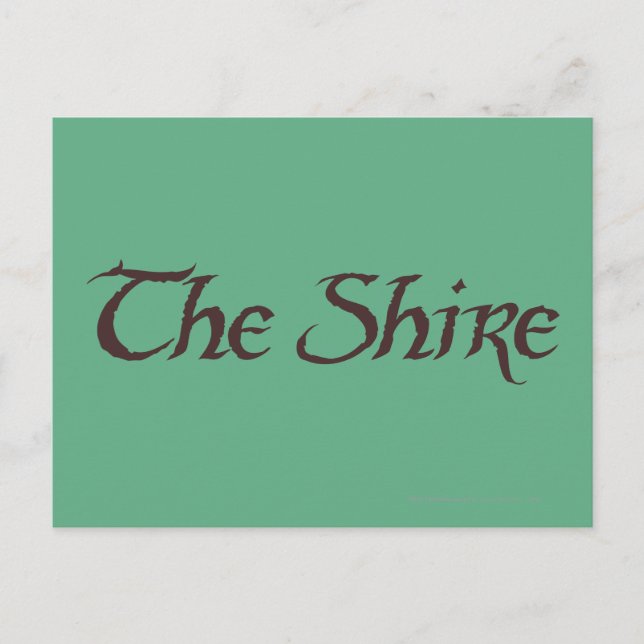 Carte Postale Nom SHIRE™ Solid (Devant)