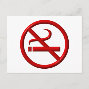 Carte Postale Non-fumeurs / anti-fumeurs