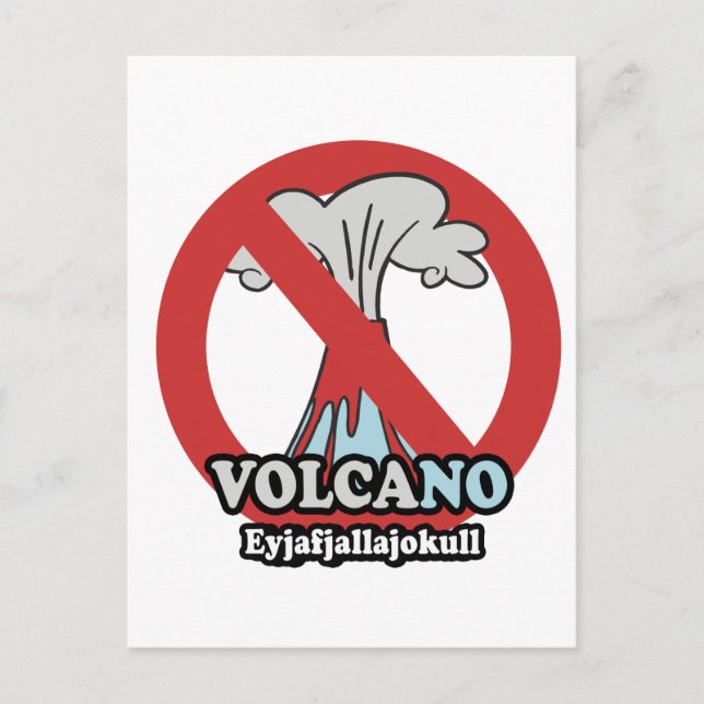 CARTE POSTALE NON VOLCANO (Devant)