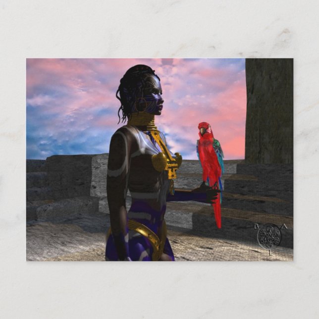 CARTE POSTALE NORA CYBER WARRIOR (Devant)