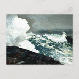 Carte Postale Noreaster - Winslow Homer