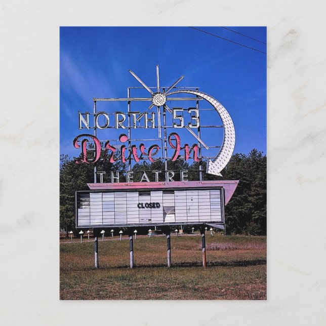 Carte Postale North 53 Drive-In Theatre, Rome, Géorgie (Devant)