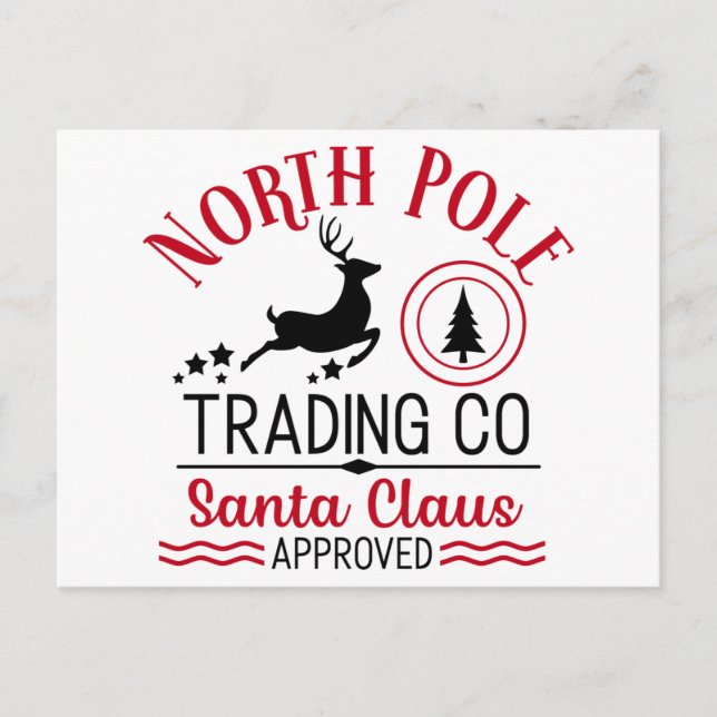 Carte postale North Pôle Trading Holiday (Devant)
