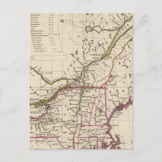 Carte Postale North section États-Unis (Devant)