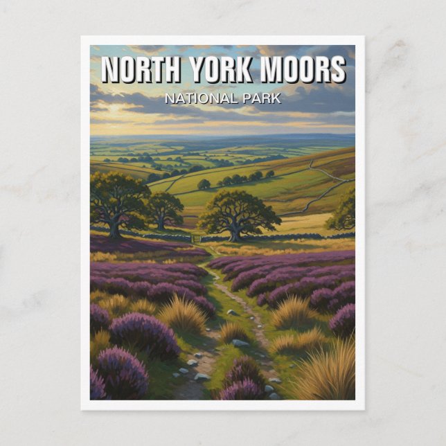 Carte Postale North York Moors National Park Angleterre (Devant)