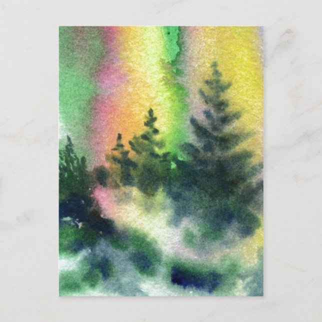 Carte postale "Northern Lights #1" Country Roads (Devant)