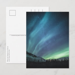 Carte Postale Northern Lights Nature Photo