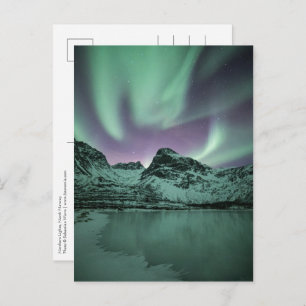 Carte Postale Northern Lights Nature Photo