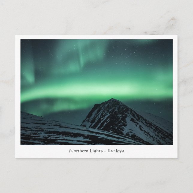 Carte Postale Northern Lights Norvège (Devant)