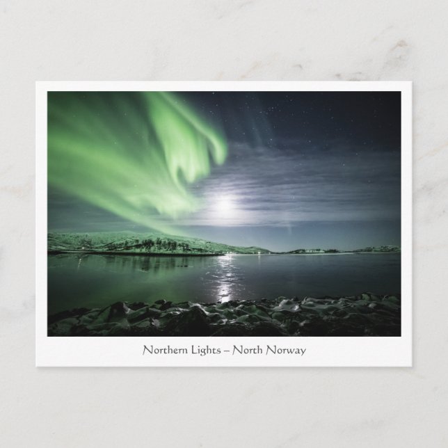 Carte Postale Northern Lights Norvège (Devant)