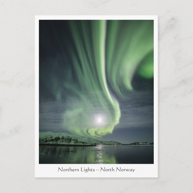 Carte Postale Northern Lights Norvège (Devant)