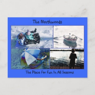 Carte Postale Northwoods Fun