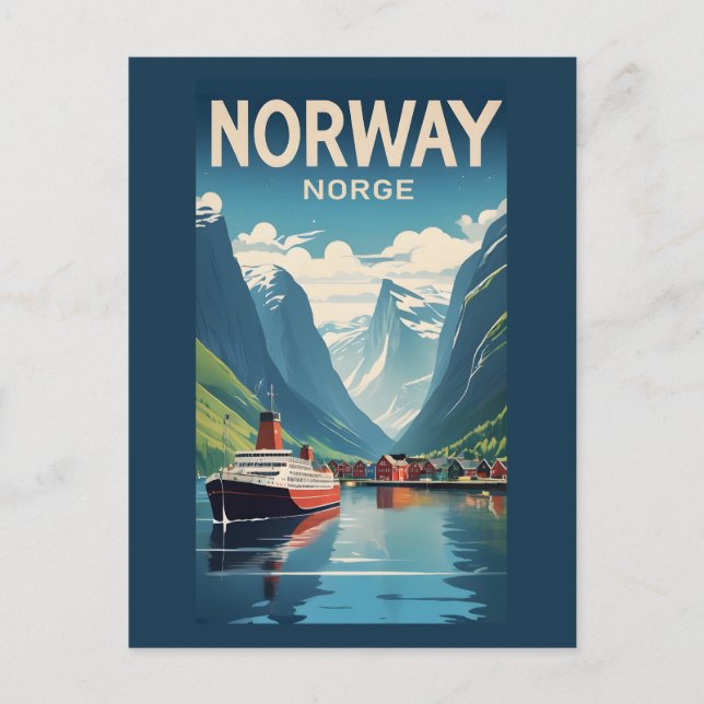 Carte Postale Norvège (Devant)