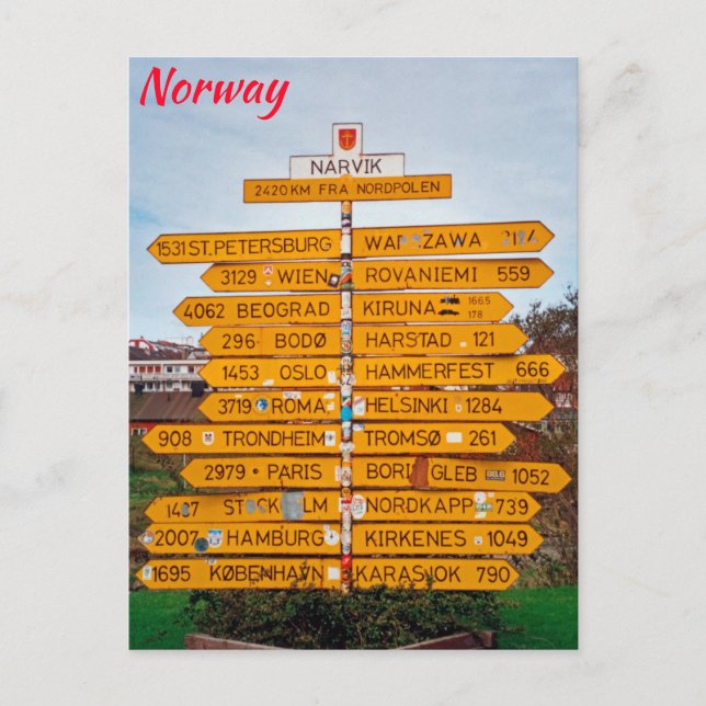 Carte Postale Norvège (Devant)