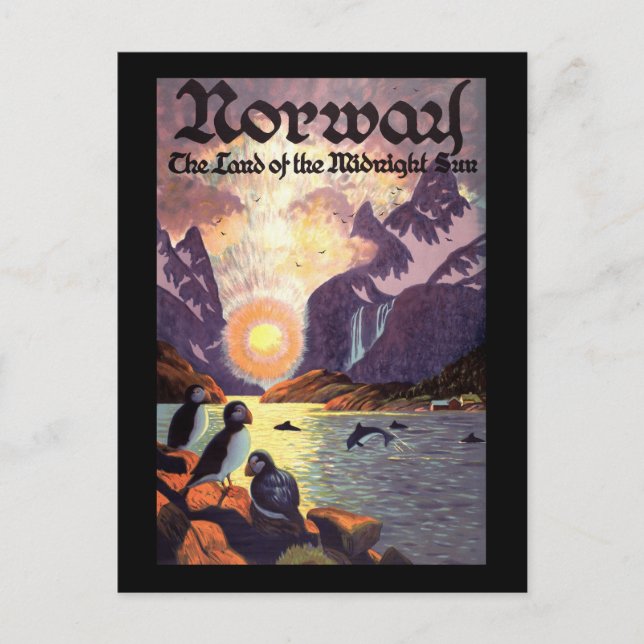 Carte Postale Norvège (Devant)