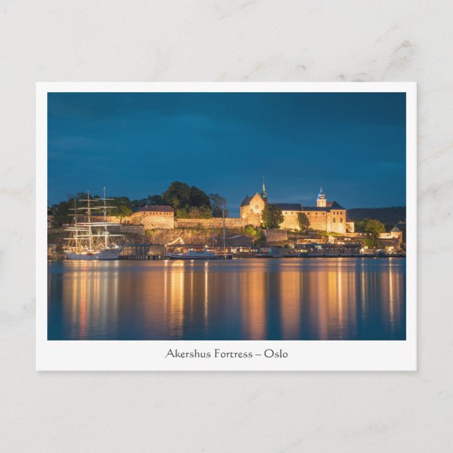 Carte Postale Norvège Oslo Akershus Forteresse (Devant)
