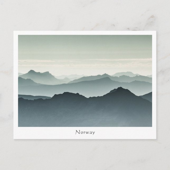 Carte Postale Norvège Paysage photo (Devant)