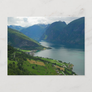 Carte postale norvégienne Fjord
