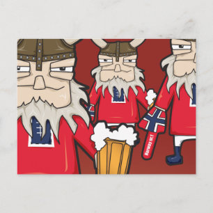 Carte postale norvégienne Viking