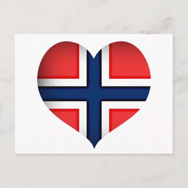 Carte Postale Norway Flag (Devant)