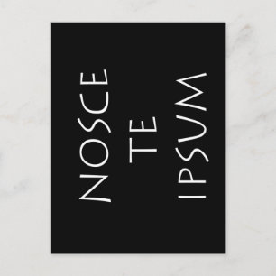 Carte Postale Nosce et ipsum