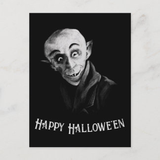 Carte Postale Nosferatu Happy Halloween personnali