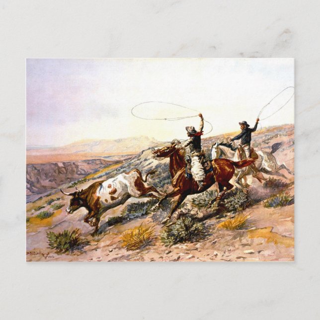 Carte Postale Nostalgie occidentale (Devant)