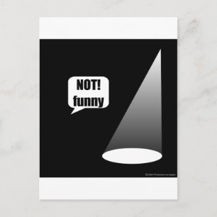 Carte Postale Not Funny