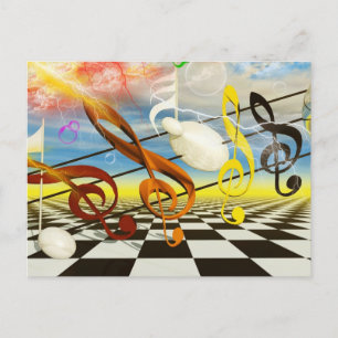 Carte Postale note