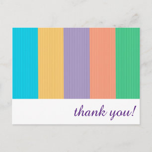 Carte Postale Note de remerciement - Double face