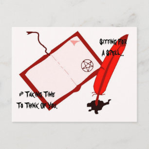 Carte Postale Note Magickal