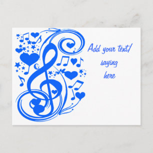 Carte Postale Notes d'amour_