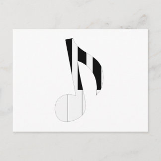 Carte Postale Notes musicales