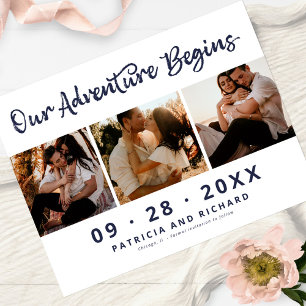Carte Postale Notre aventure commence, sauvegardez la date 3 Pho