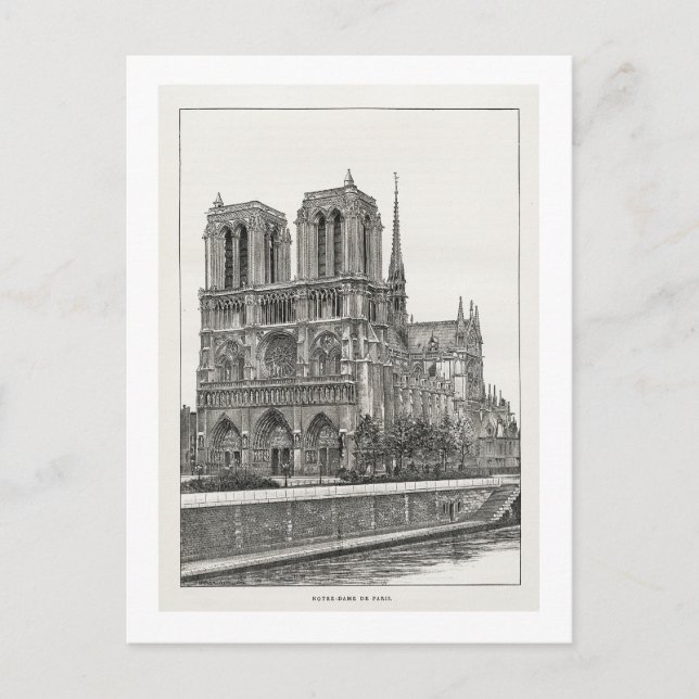 Carte postale Notre Dame (Devant)