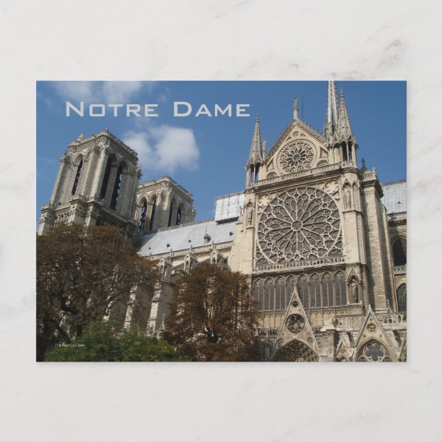 Carte postale Notre Dame (Devant)