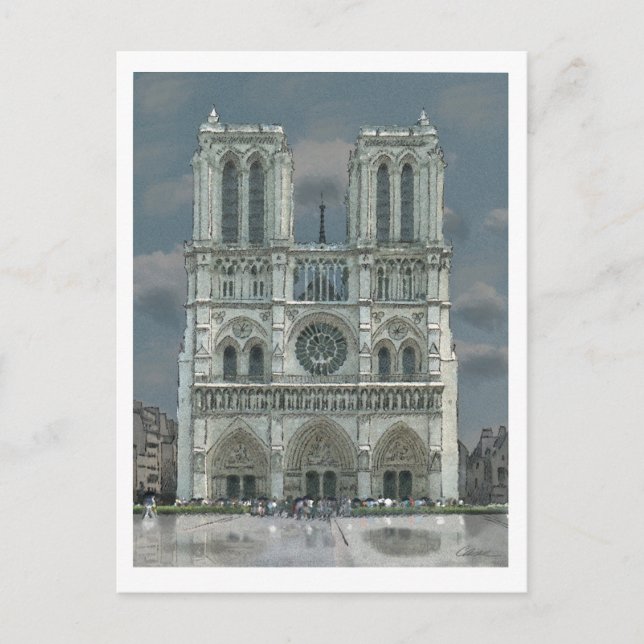 Carte postale Notre Dame (Devant)