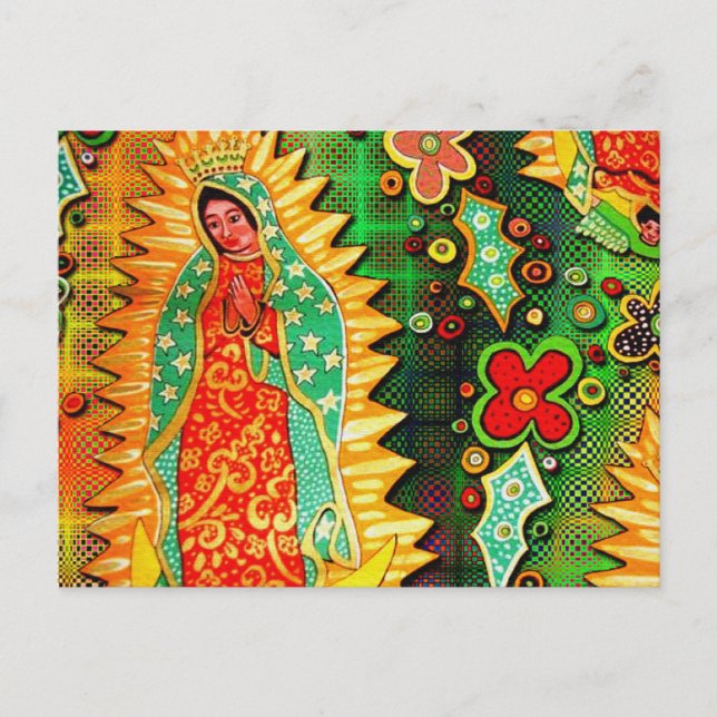 Carte Postale Notre Dame de Guadalupe Mexique (Devant)