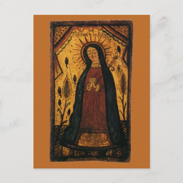 Carte Postale Notre-Dame de Guadalupe par Pedro Antonio Fresquis (Devant)