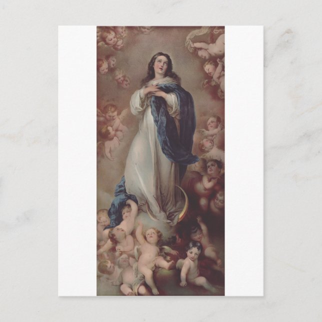 Carte Postale Notre-Dame de l'Immaculée Conception Art (Devant)